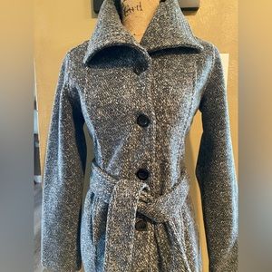 Tweed button down sweater/coat
